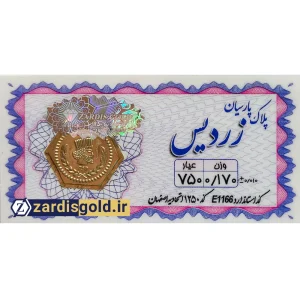 سکه پارسیان 170 سوت